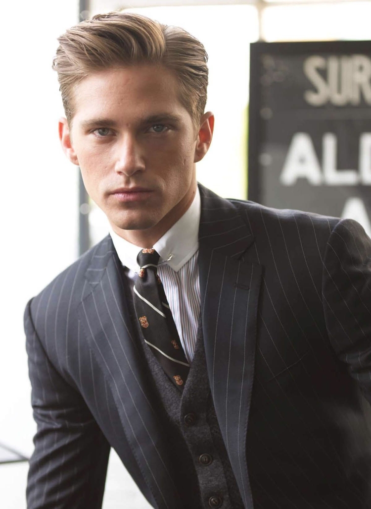 Preppy стрижка мужская