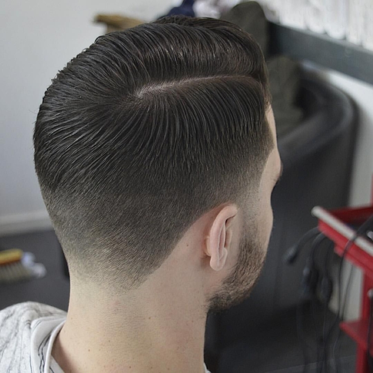 Стрижки барбершоп мужские затылок