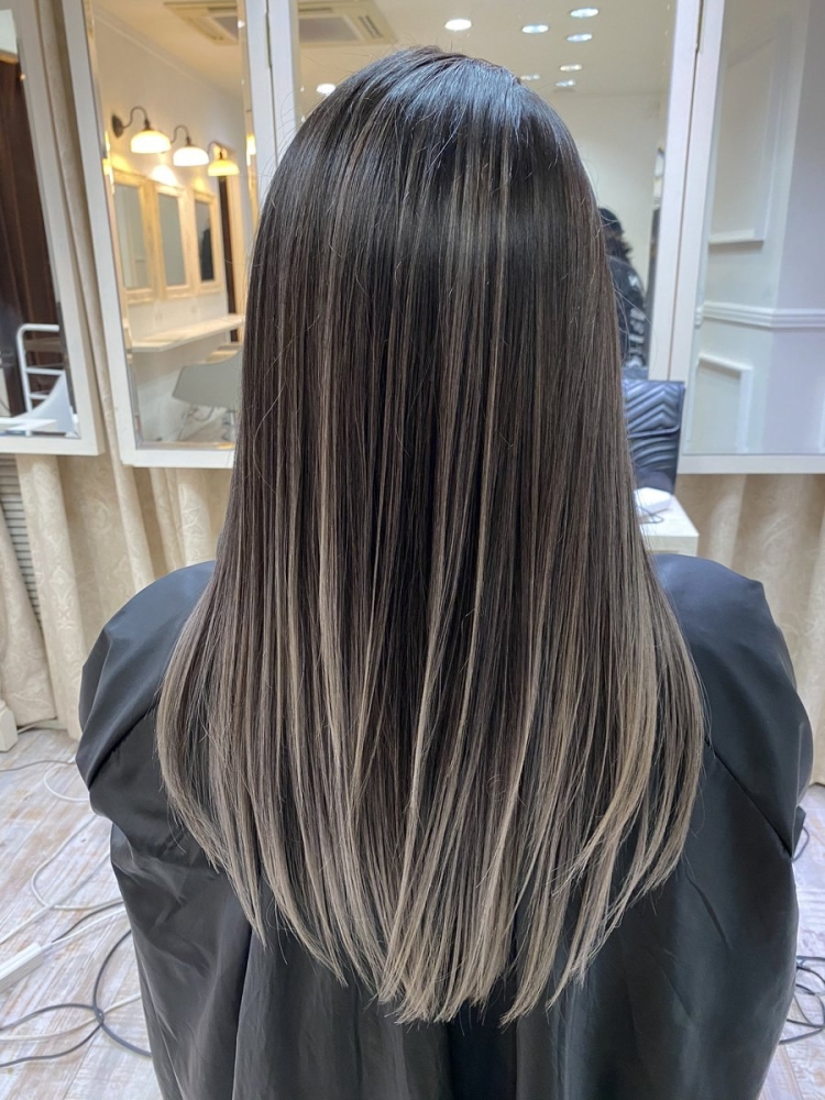 Аэртачи длинные волосы тёмные расцветки