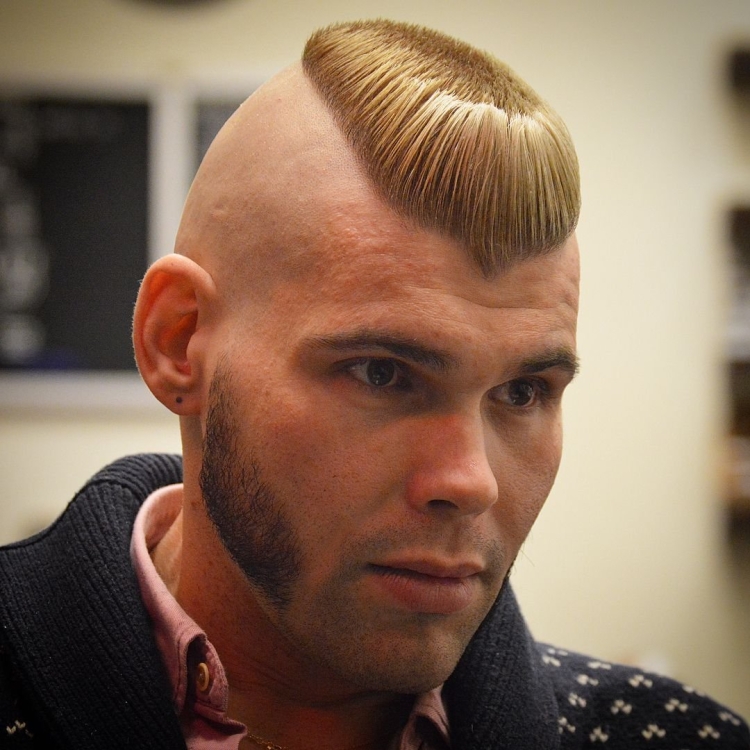 Мужские стрижки с чубом