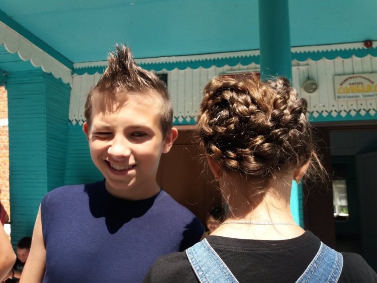 Конкурс причесок в школе