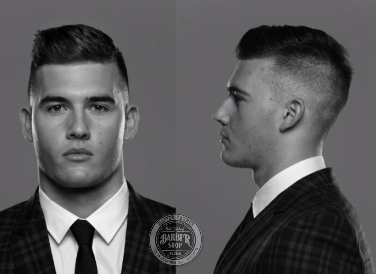 Мужская прическа для яйцевидной головы