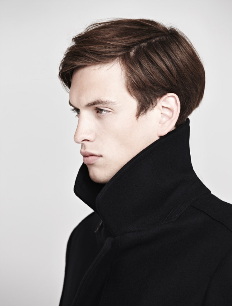 Классическая прическа мужская удлиненная