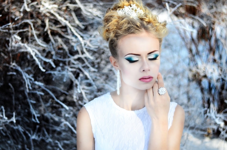 Макияж зима