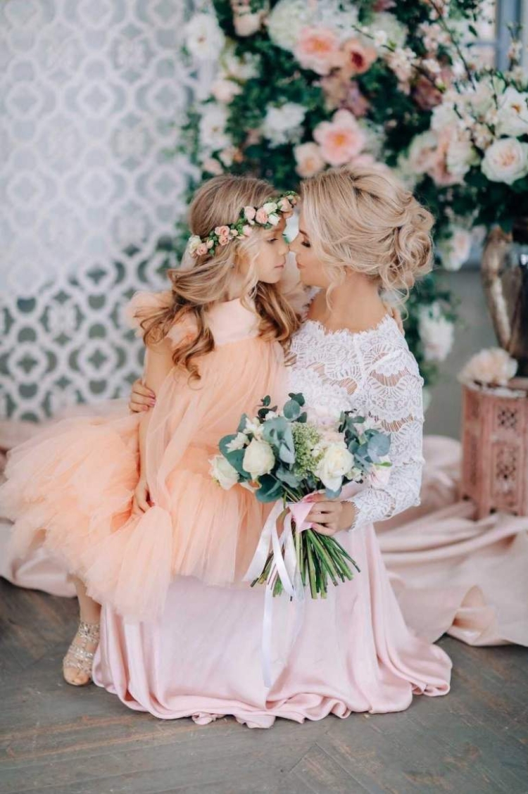 Фотосессия мама и дочка в студии