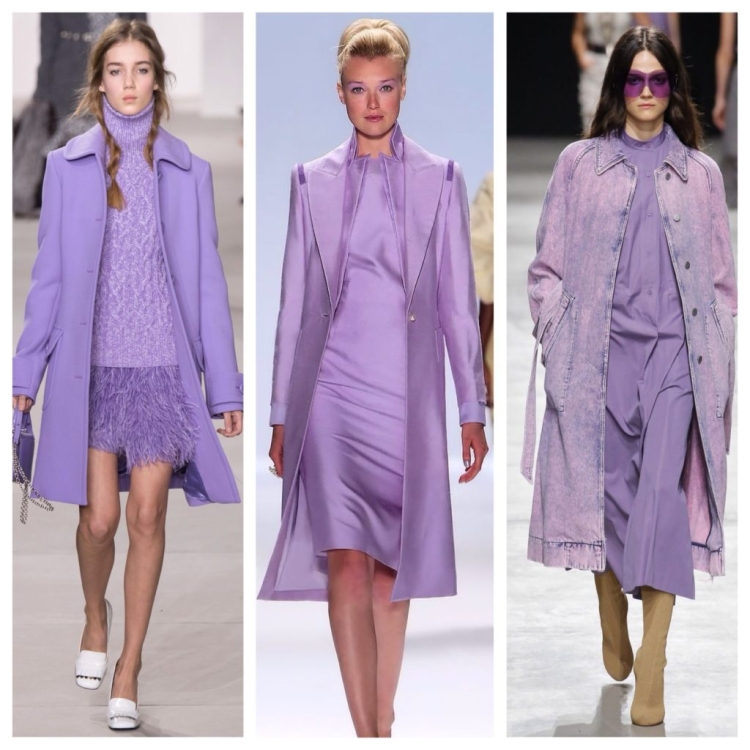 Лавандовый цвет в одежде