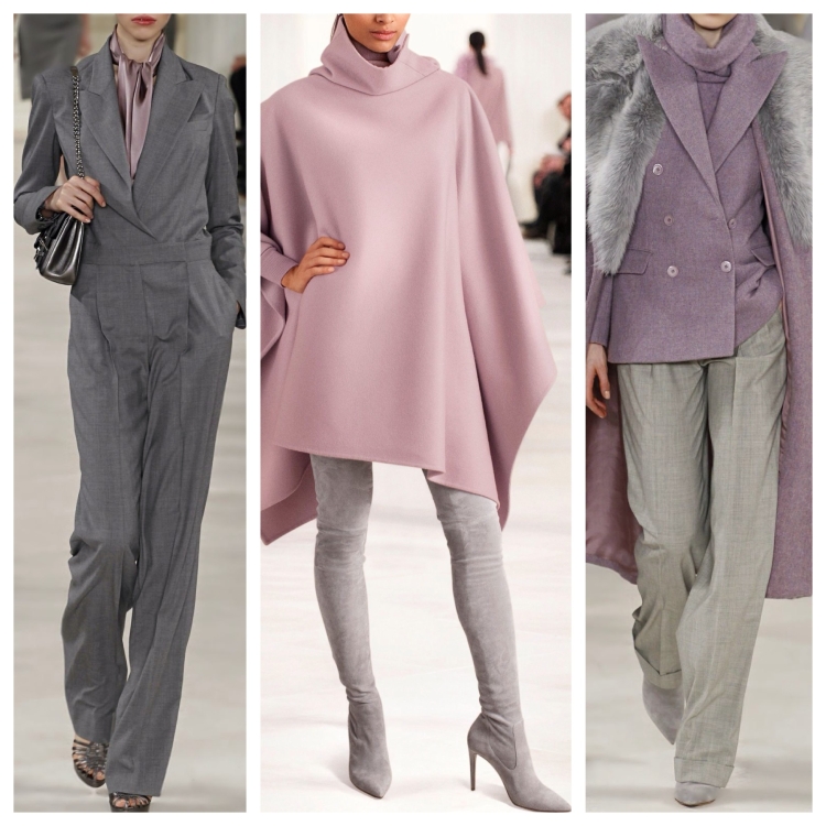 Сочетание серого цвета в одежде