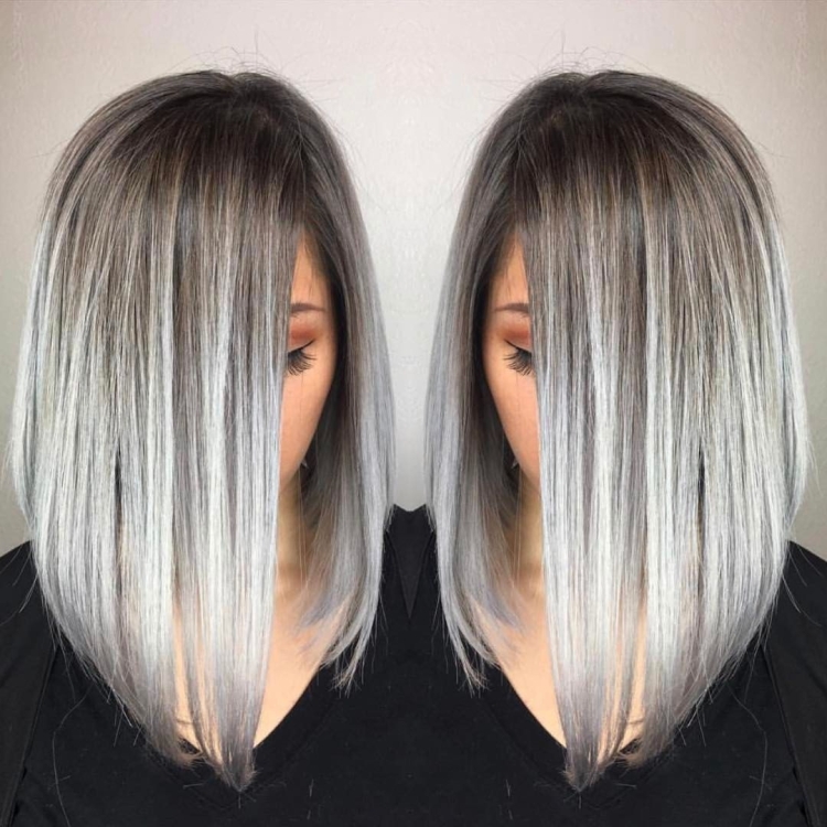 Шатуш балаяж блонд каре