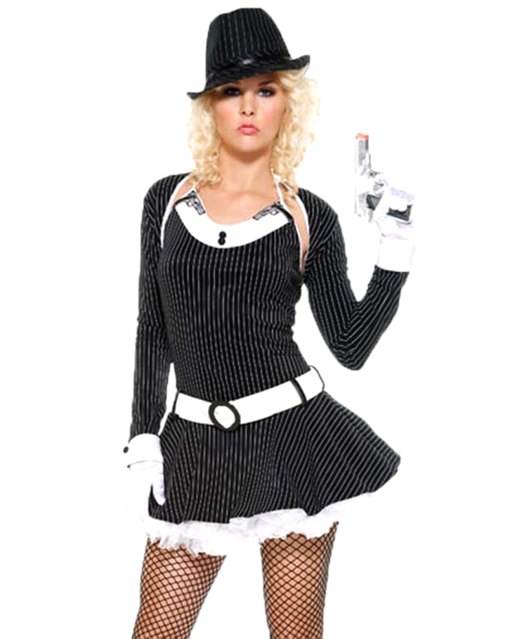 Костюм мафии для девушки