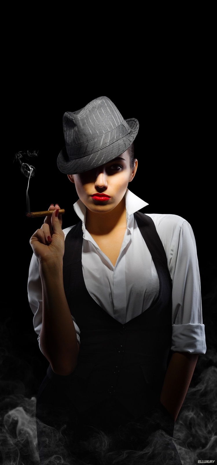 Женский образ в гангстерском стиле