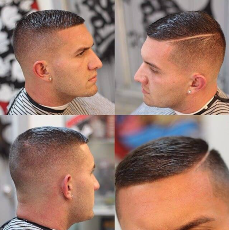 Стрижка полубокс барбершоп