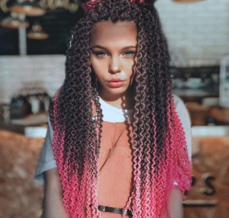 Афролоконы на брейды