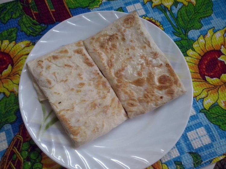 ПП конвертики из лаваша с творогом