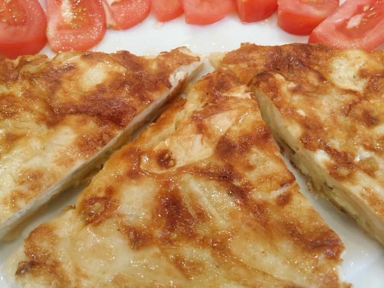 Завтрак из лаваша на сковороде