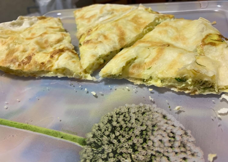 Омлет в лаваше ПП