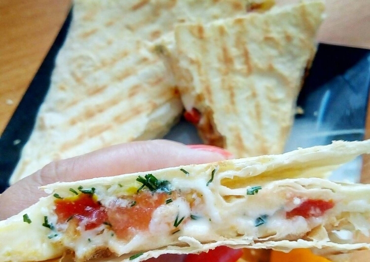 ПП завтрак в лаваше