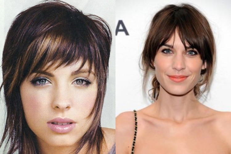 Челки рваные филированные