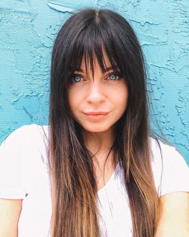 Челки рваные филированные