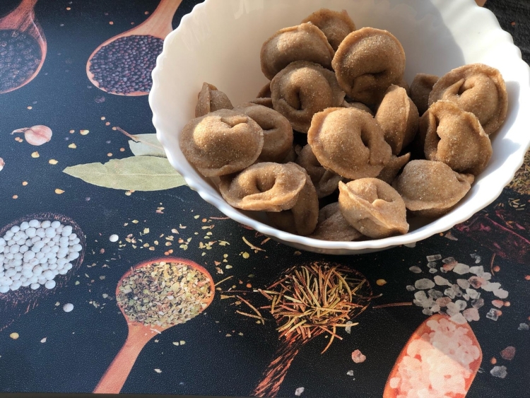 Пельмени из цельнозерновой муки