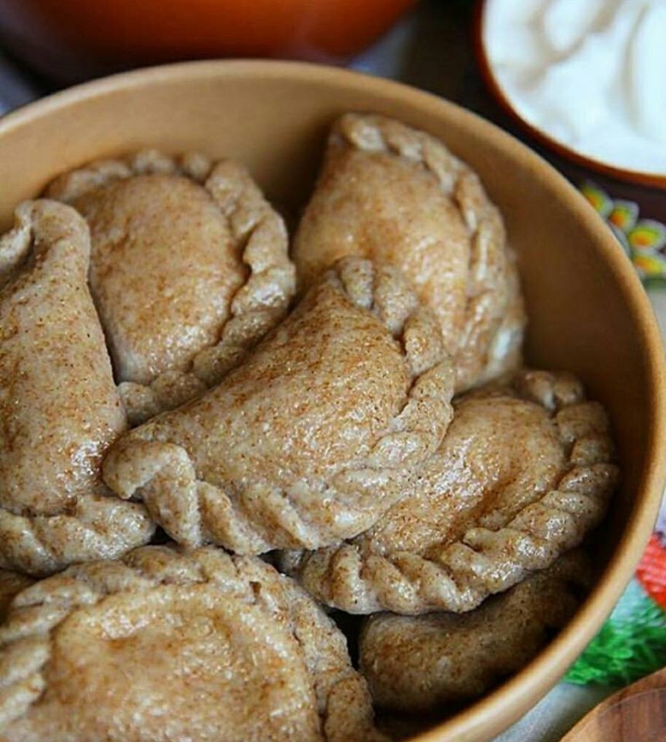 Пельмени из ржаной муки