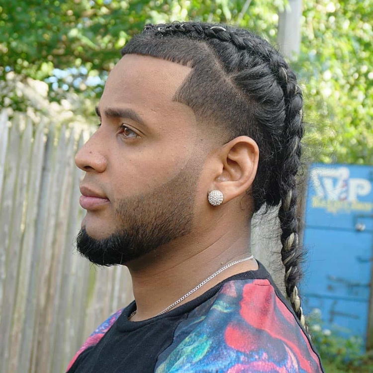 Рыбий хвост прическа мужская