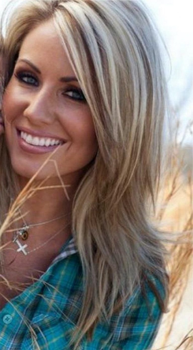 Девушка с мелированием