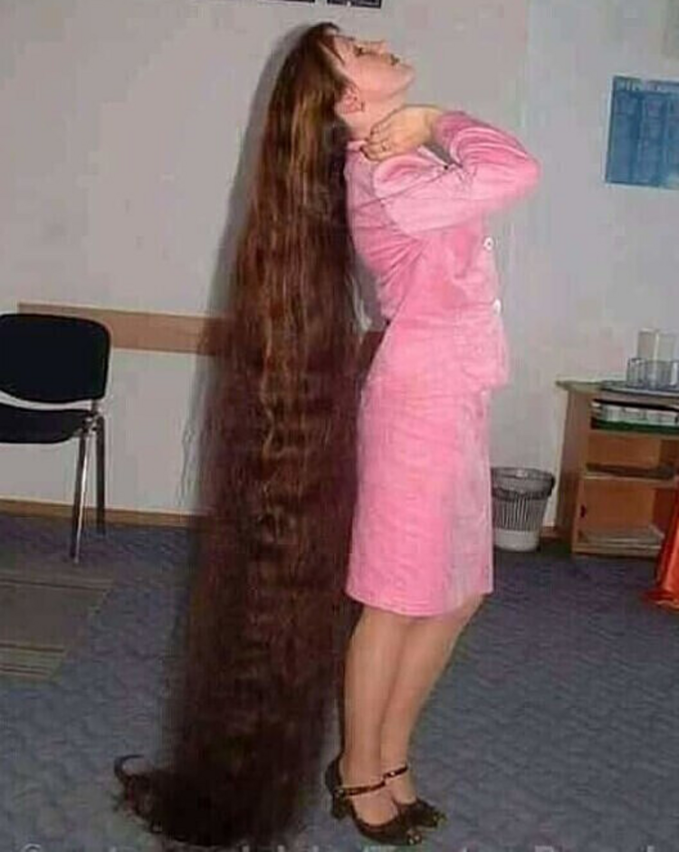 Срезание длинных волос