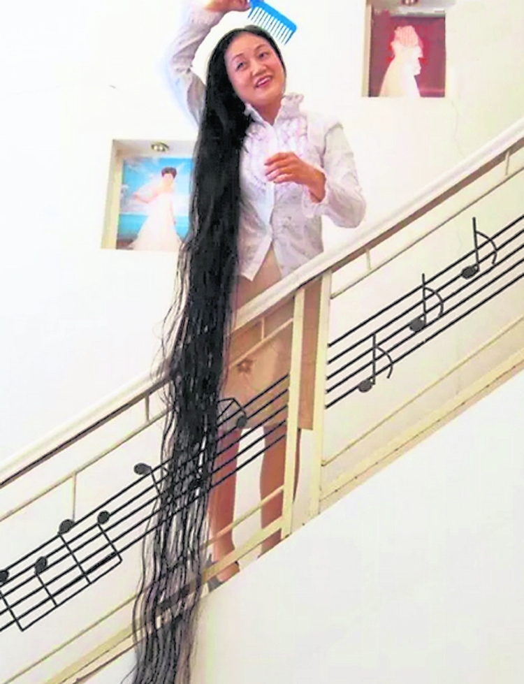 Рекорд Гиннесса самые длинные волосы