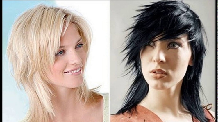 Стрижка волчица на короткие волосы