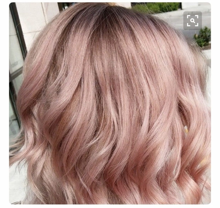 Роуз Голд цвет волос краска