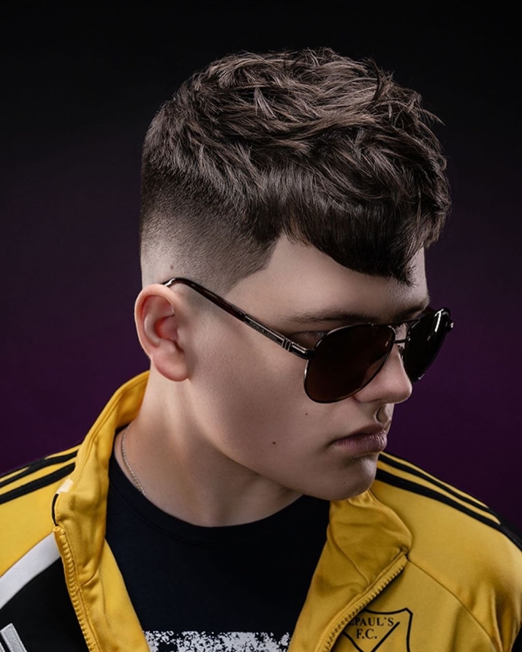 Фейд кроп стрижка