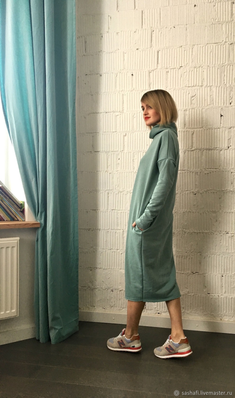 Платья из футера двунитки для женщин