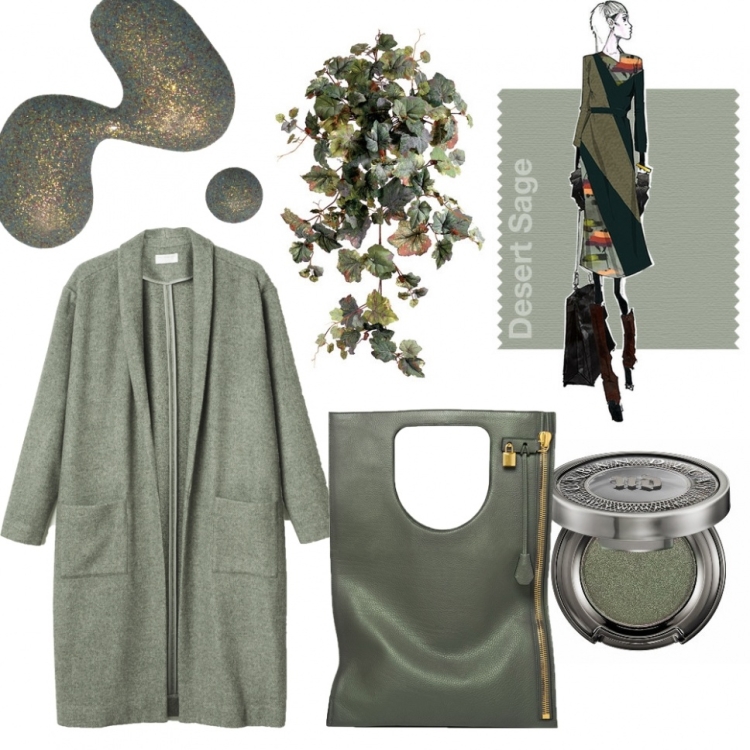 Desert Sage цвет Pantone 16-0110