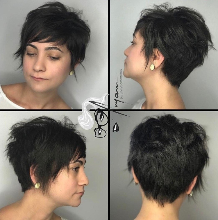 Стрижка Пикси с разных ракурсов