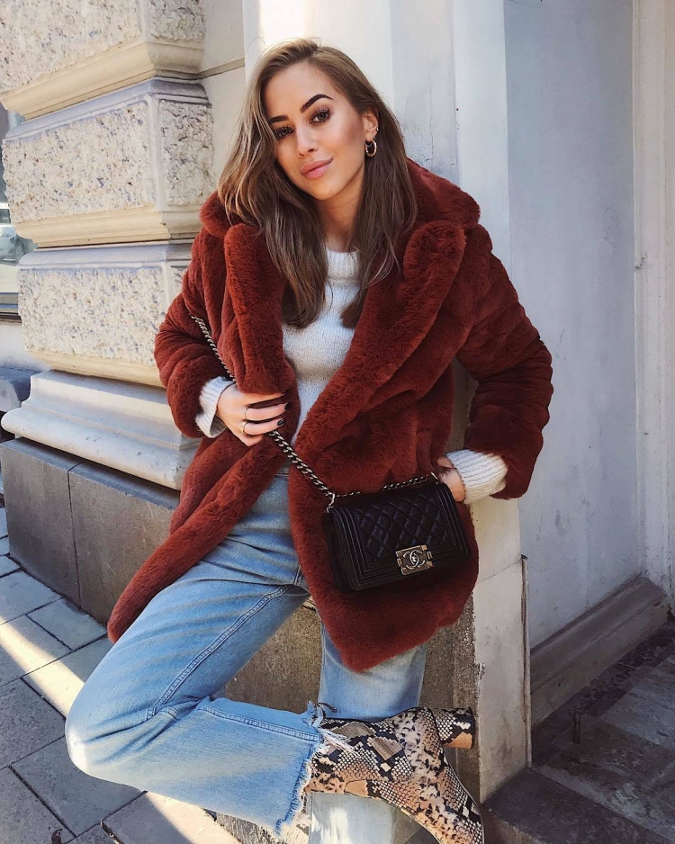 Образы с короткой шубой