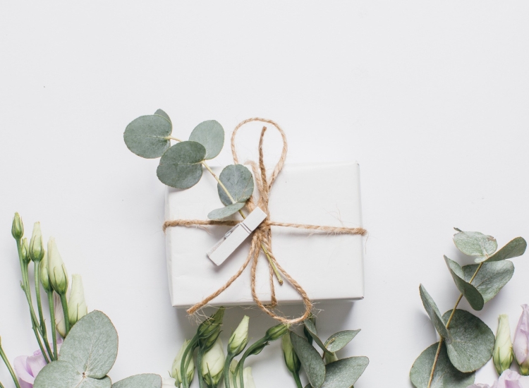 Минималистичные цветы для подарка