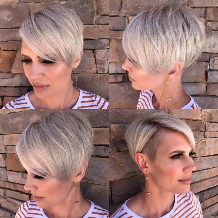 Стрижка Пикси-Боб на короткие волосы с челкой