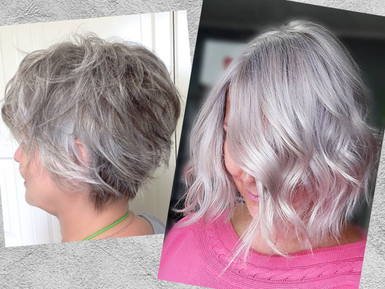 Тонирование седины