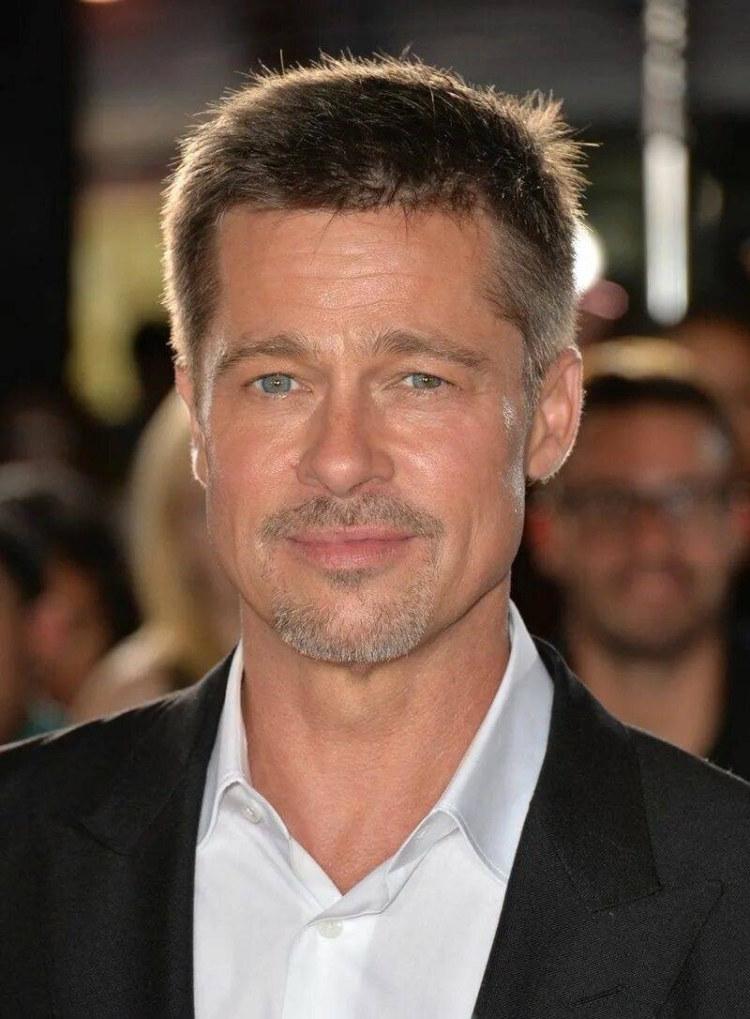 Брэд Питт анфас