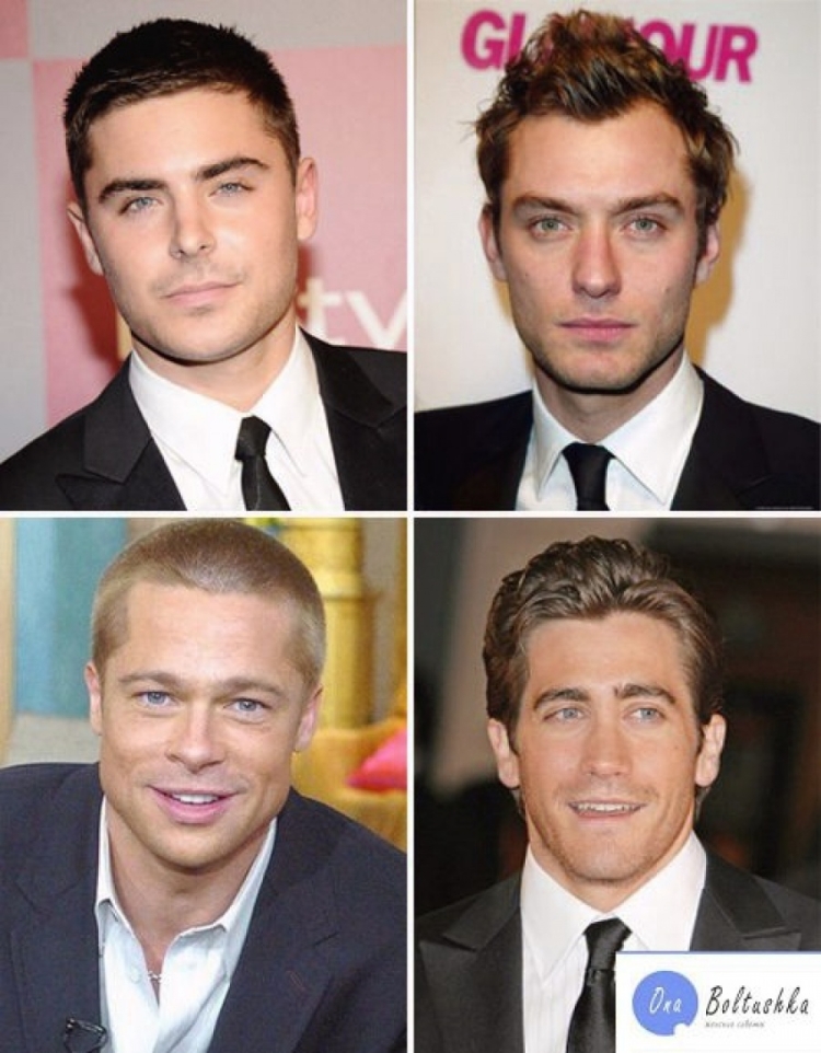 Причёски для сердцевидной формы лица мужские