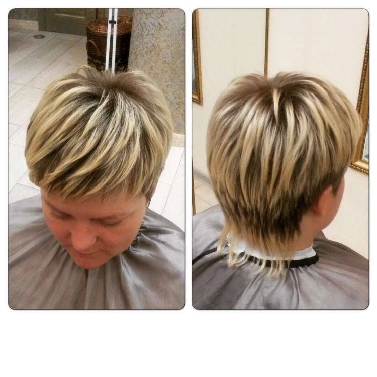 Мелирование на короткую стрижку шапочкой