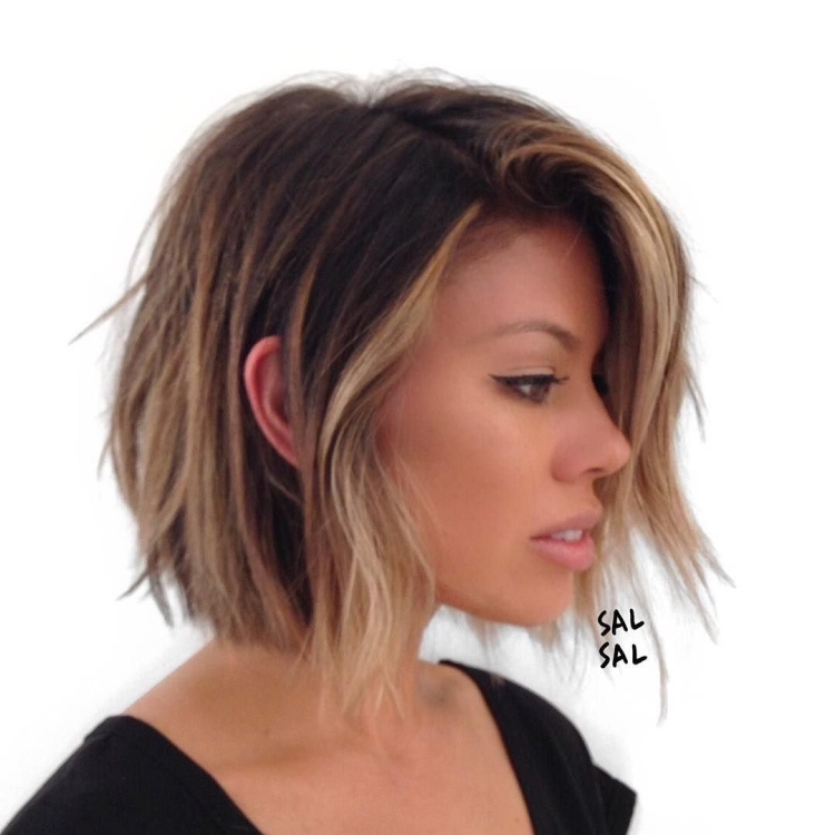 Контуринг окрашивание на короткие волосы