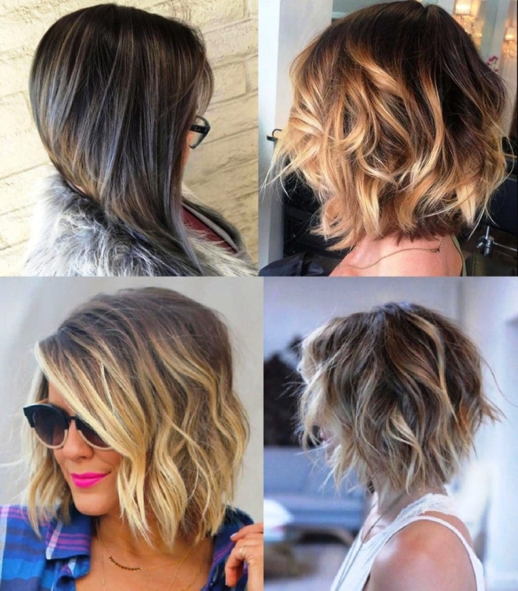 Балаяж окрашивание волос на каре