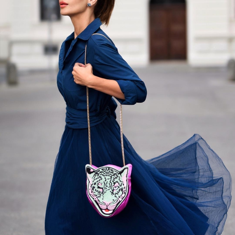 Цвет индиго в одежде