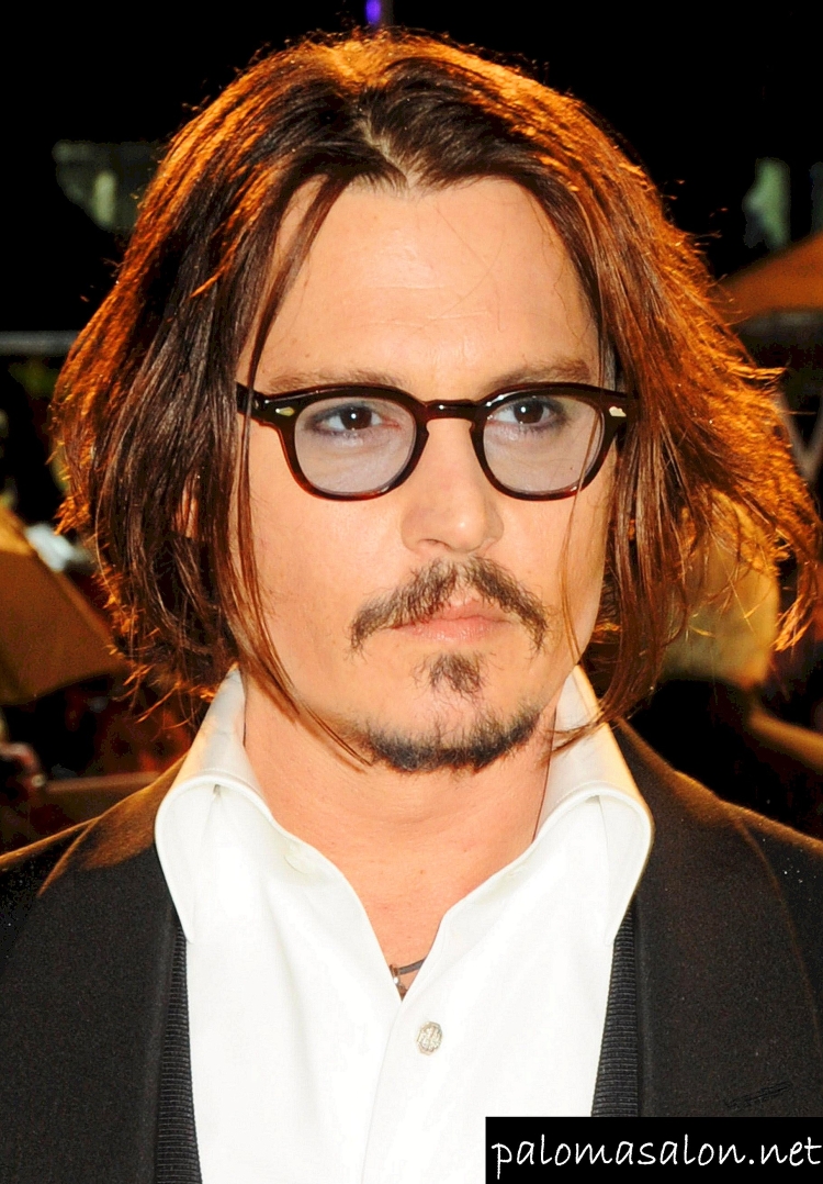 Джонни Депп стрижка каре