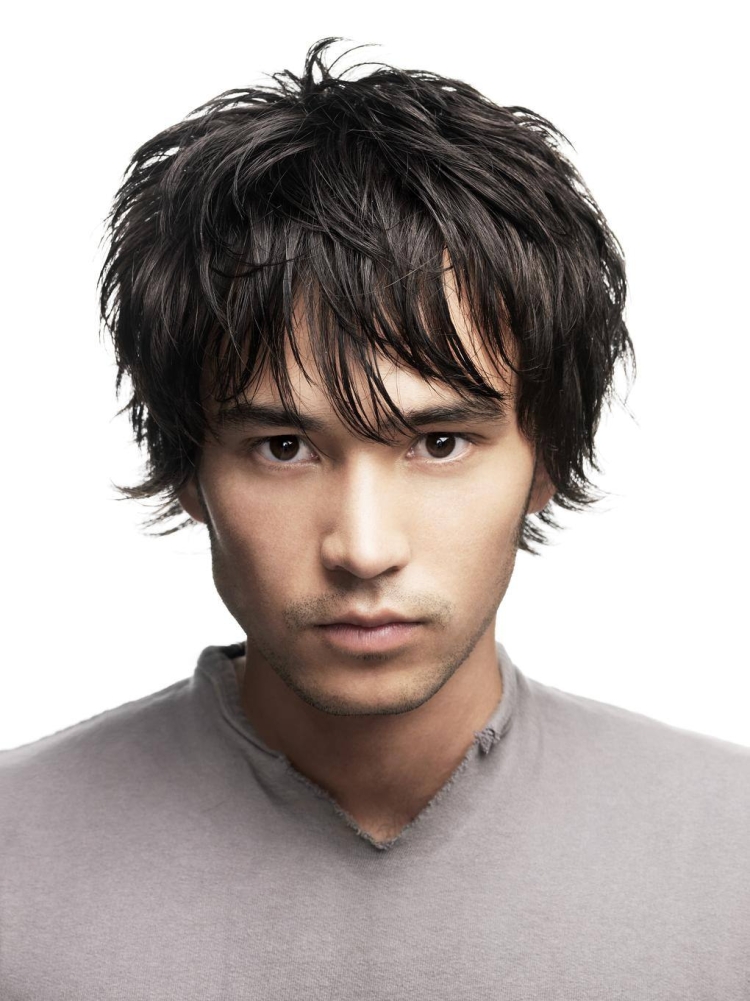 Прическа Каскад мужская