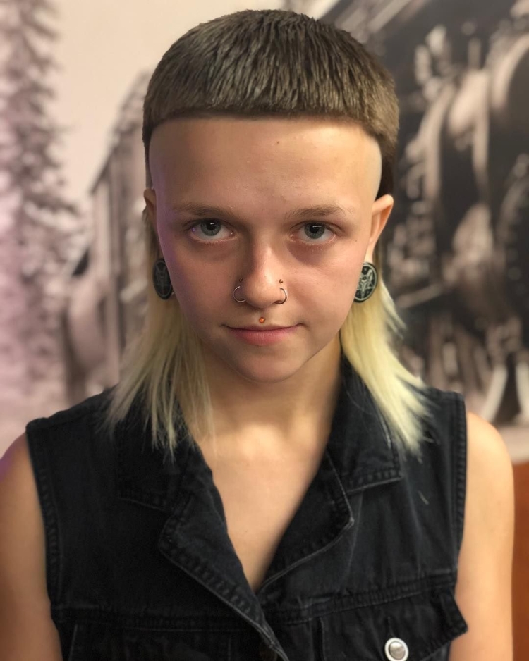 Маллет стрижка подростки