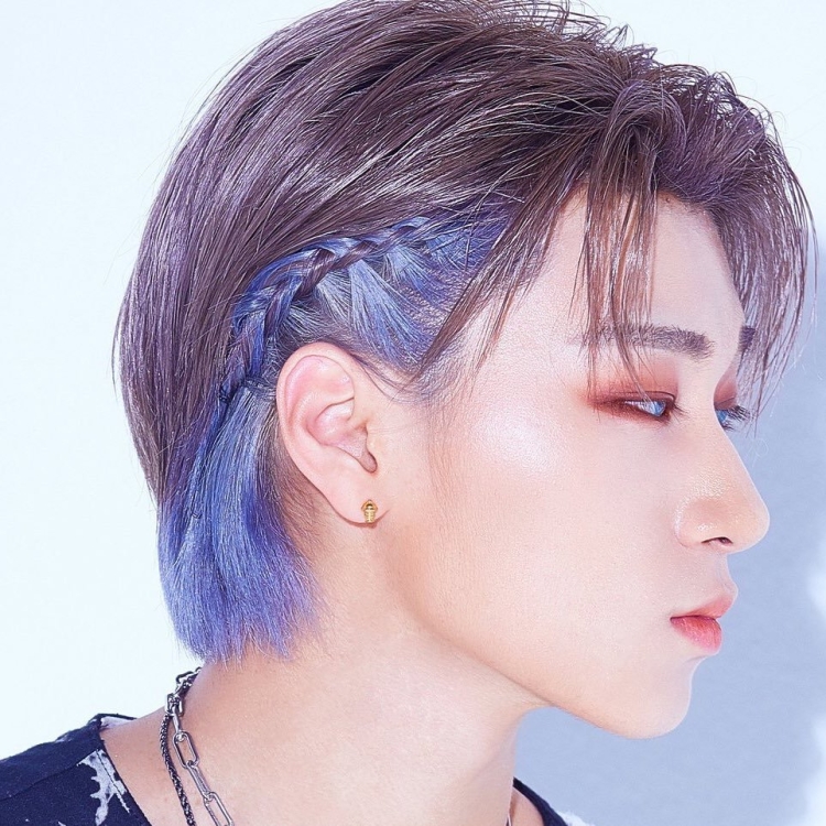 Сан ATEEZ маллет