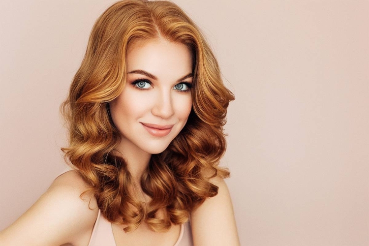 Золотисто рыжий цвет волос
