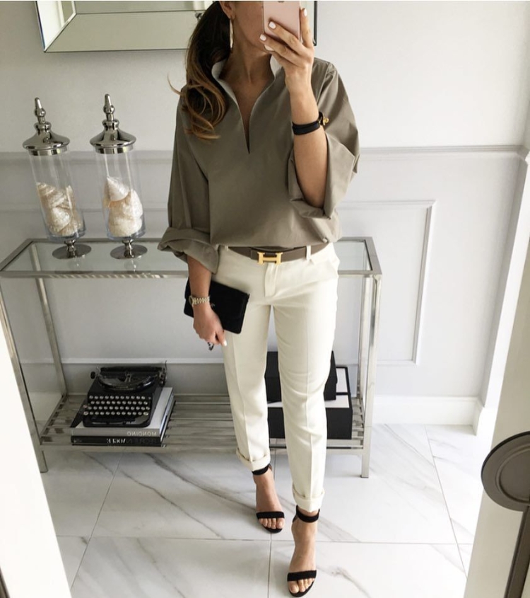 Стильные образы минт Лабель